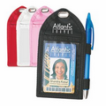 Nylon 2-Pocket Credential Wallets, 3.25" x 6.25"